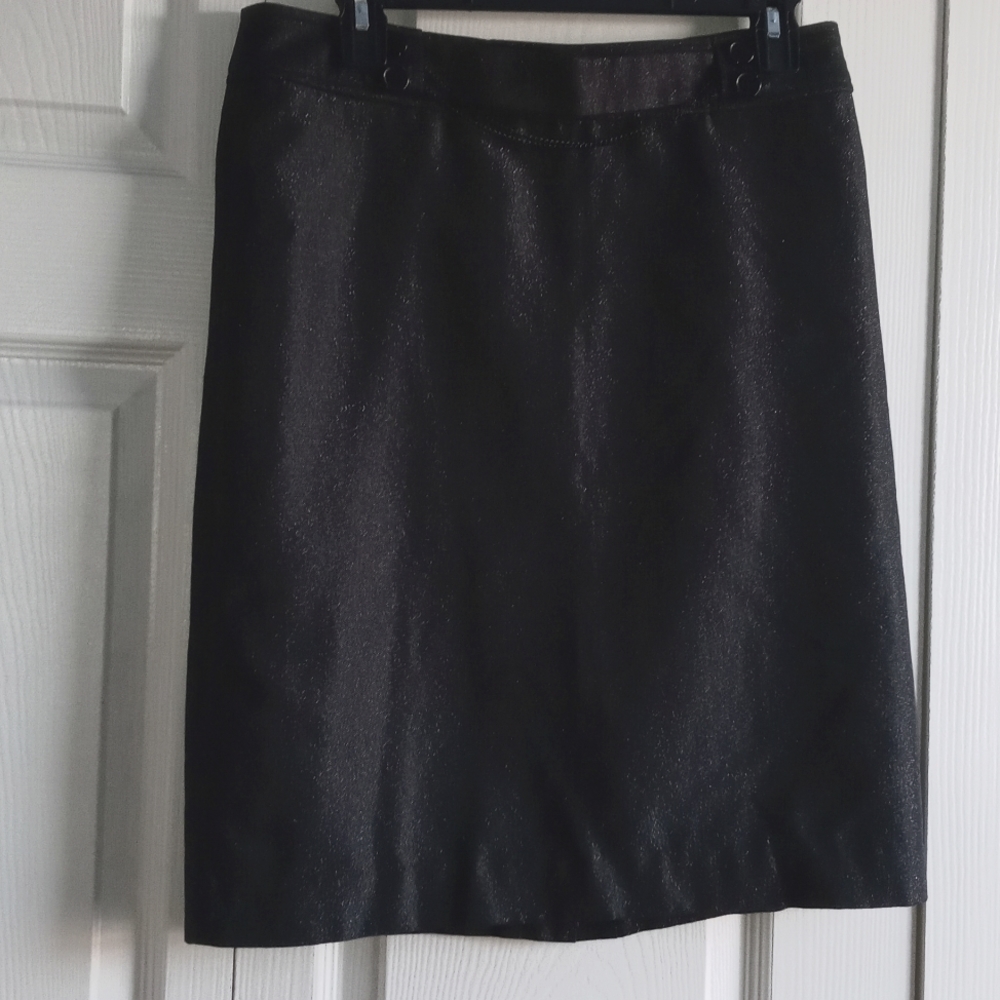 Worthington charcoal/metalic Pencil Skirt Sz 6
